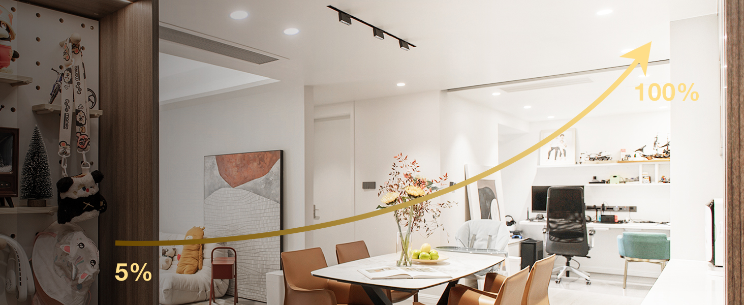 5%-10% Smooth Dimmable