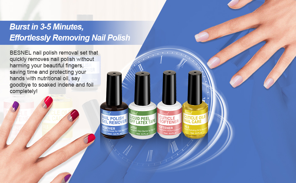 Gel Nail Polish Remover Set