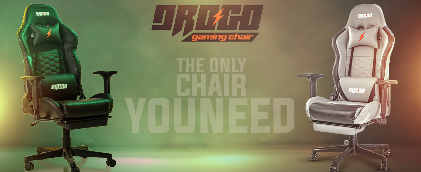 Drogo MultiPurpose Ergonomic Gaming Chair with 7 Way adjustable Seat