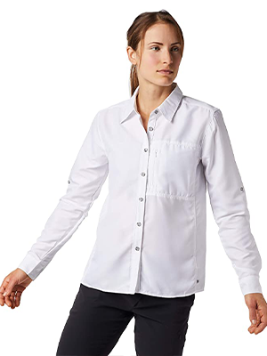 【Women's M ホワイト系】 Mountain Hardwear ( マウンテンハードウェア ) キャニオン ロングスリーブ シャツ Canyon Long Sleeve Shirt ポリエステル ウェア トッ Amazon.com: Mountain Hardwear Women's Standard Canyon Long