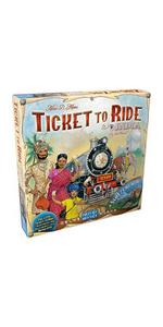 ticket to ride india and switzerland board game for kids and adults strategy games for game night