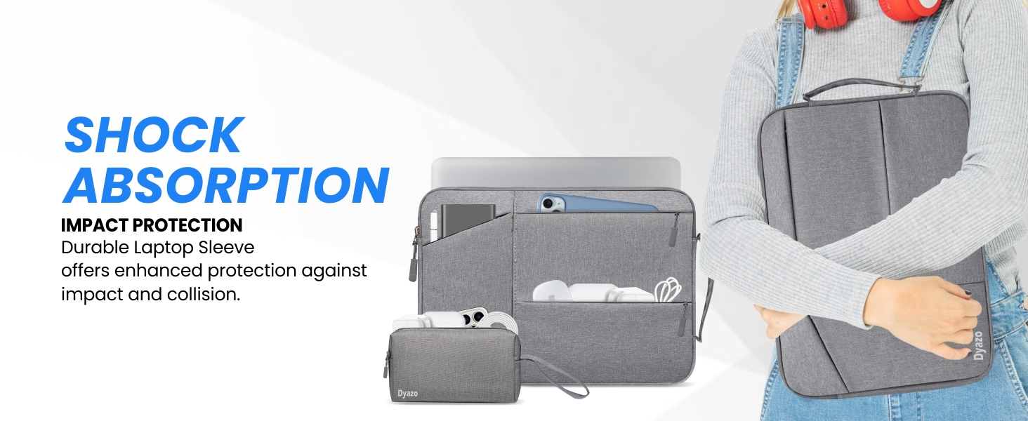 Laptop Sleeve with Charger Pouch