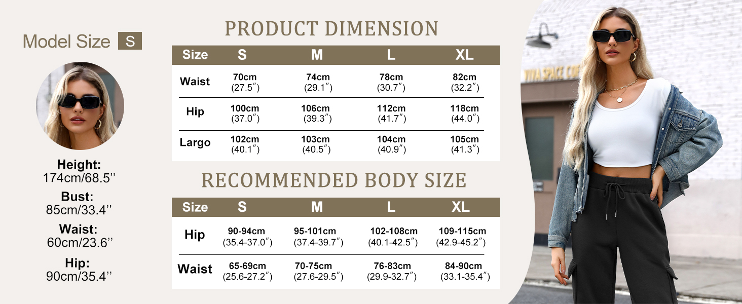 Lonya Joggers for Women Fleece Lined - Thermal Sherpa Sweatpants with Pockets Winter Warm Joggers Pant Tracksuit Jogging Bottoms High Waist Cargo Trousers Drawstring Workout Sport 20 Ladies Joggers