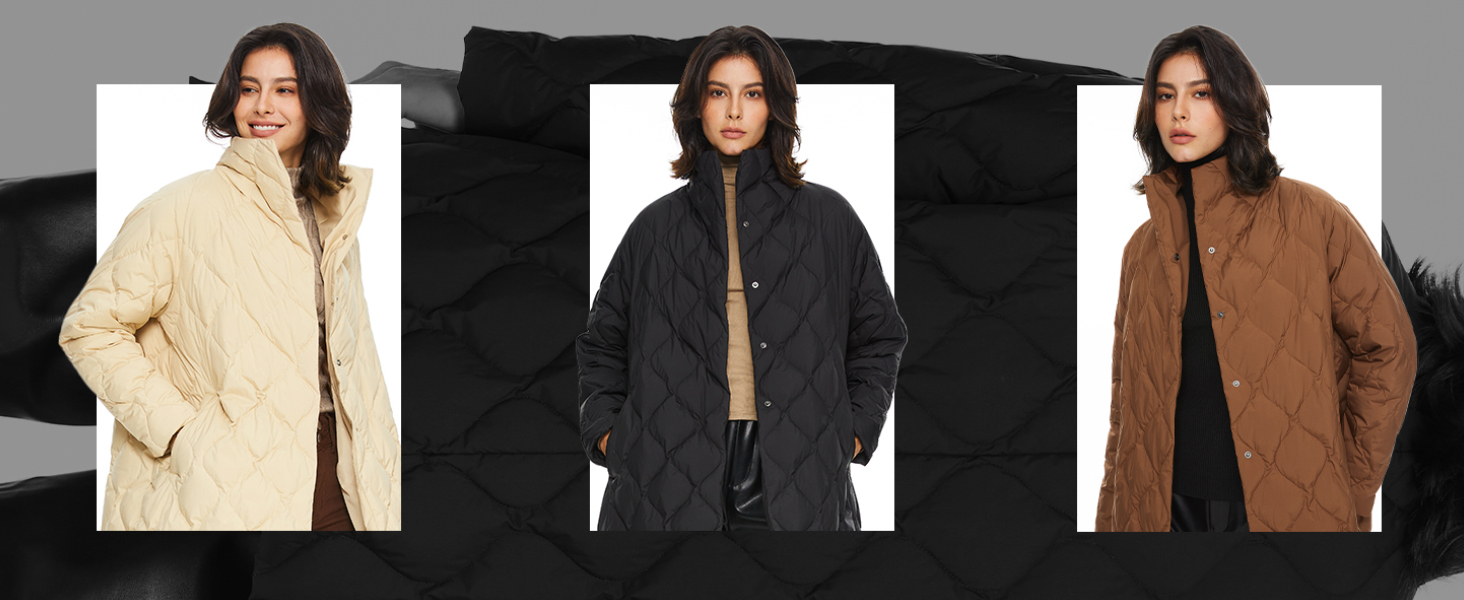 Women's Lightweight Long-Sleeve Puffer Jacket