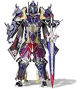 Piececool 3D Metal Puzzles for Adults DIY Gundam Model Kits Building Blocks, Black Knight 3D Figu...