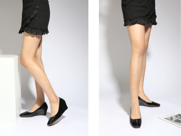 Amazon.com | WAYDERNS Women's Slip On Wedge Office Square