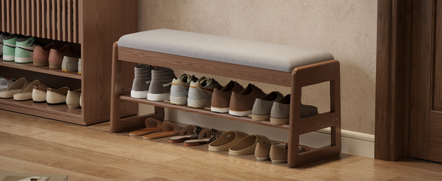 shoe rack bench