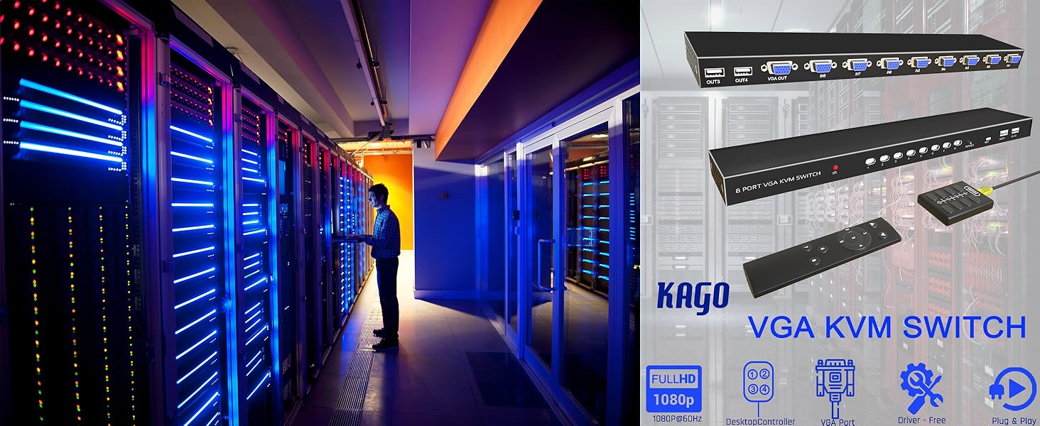 KAGO Vga kvm switch