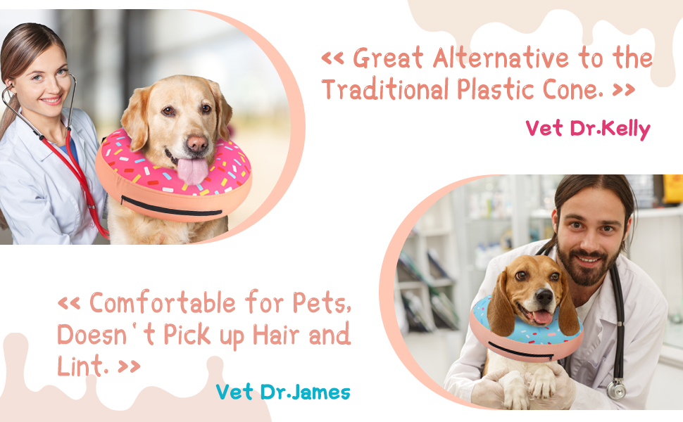 Supet Inflatable Dog Cone Collar Alternative After Surgery