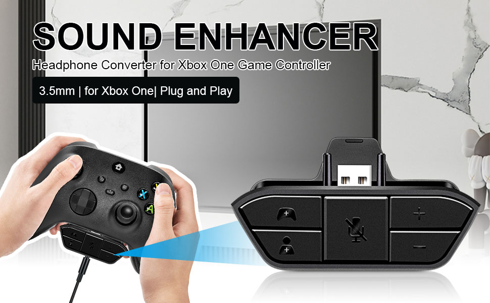 ARCELI Xbox Headset Adapter, Xbox One Stereo Headset Adapter, Xbox