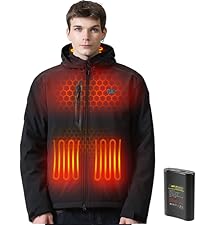 Amazon.com: MIDIAN Heated Jacket with Battery Pack Down