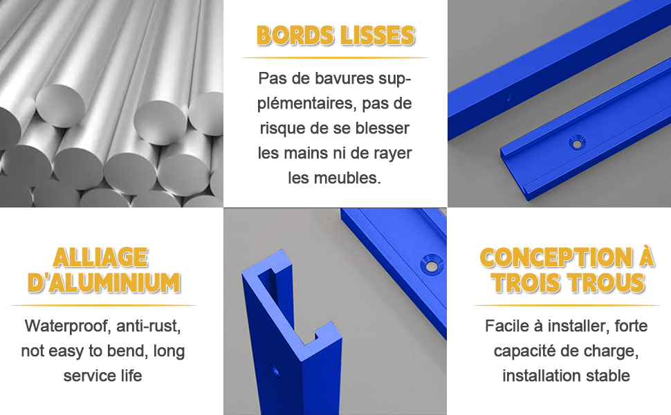 2 Stück 400mm 30 Typ T Track T Slot Aluminiumlegierung TSchiene