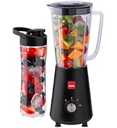 Sensio Home Personal Blender Smoothie Maker - BPA Free 1L Jar & 600ml Portable Sports Bottle, Ele...