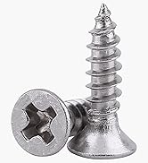 TenNuoDa 200 Stück selbstschneidende Schrauben, M3 Kreuzschlitz-Holzschrauben-Sortiment Befestigu...