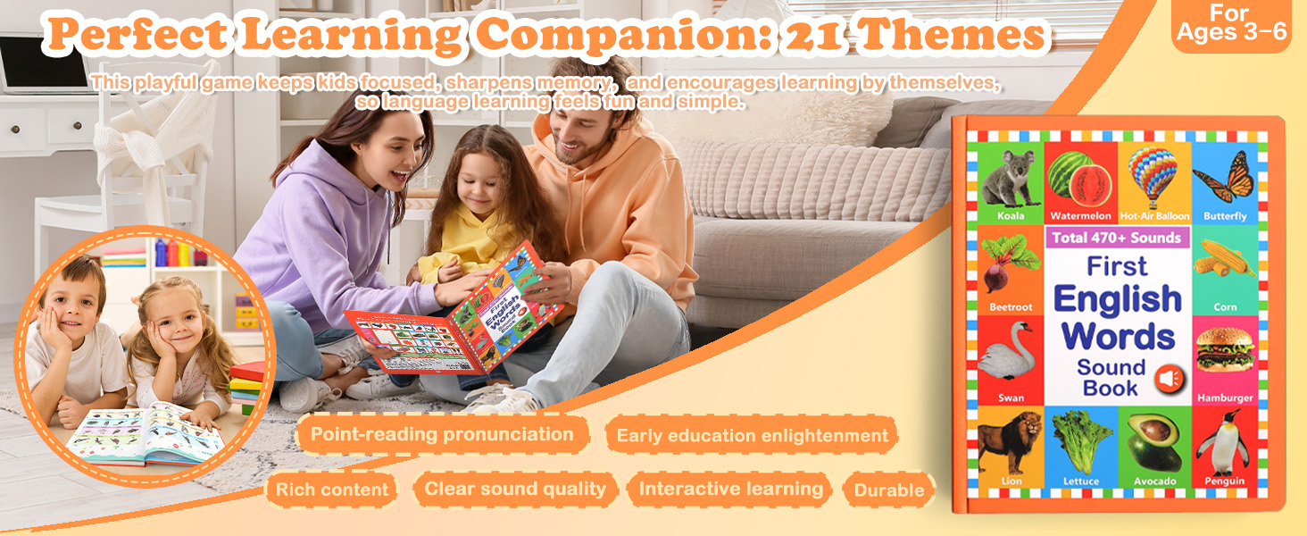english words sound book