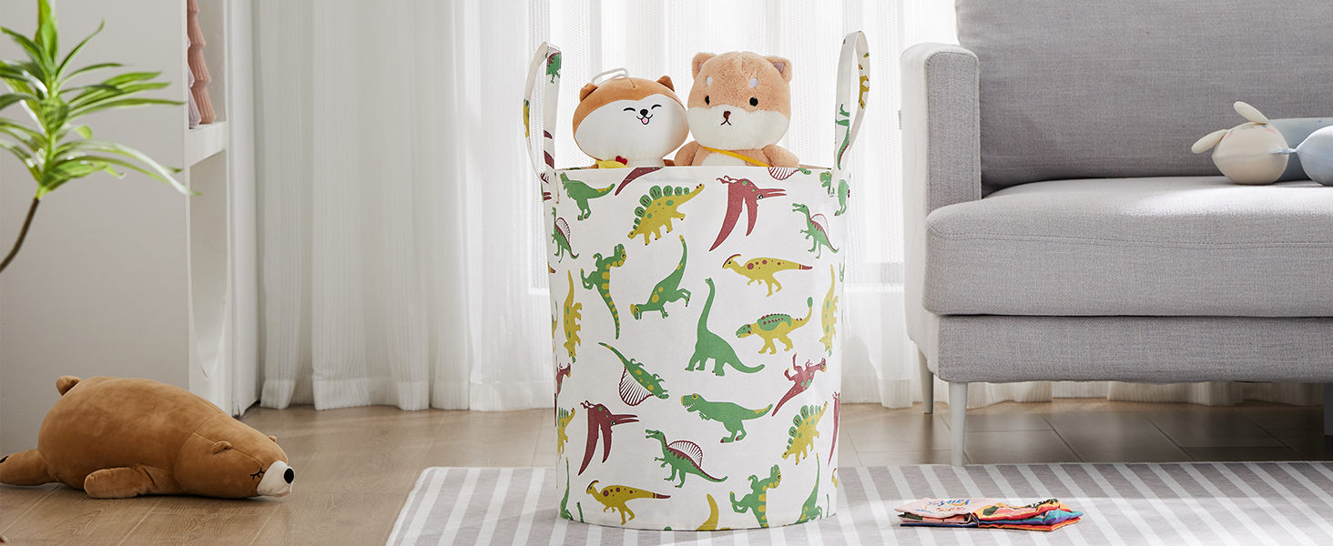 Large Storage Basket for Girls and Boys, Collapsible