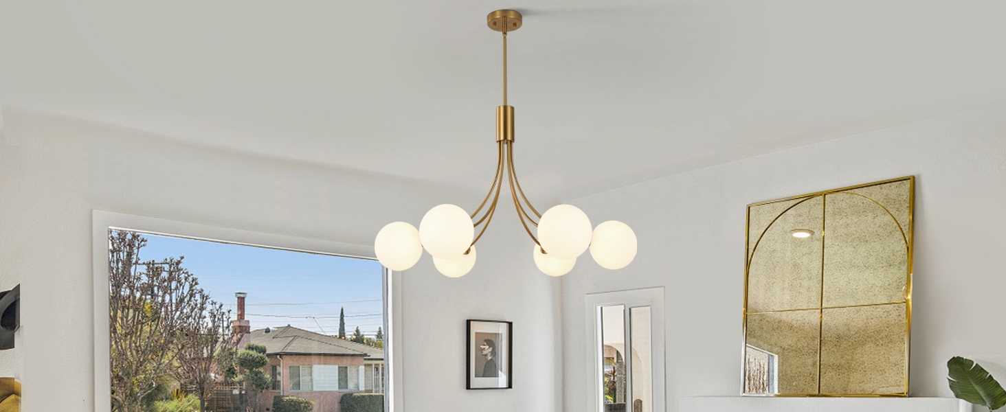 living room chandelier