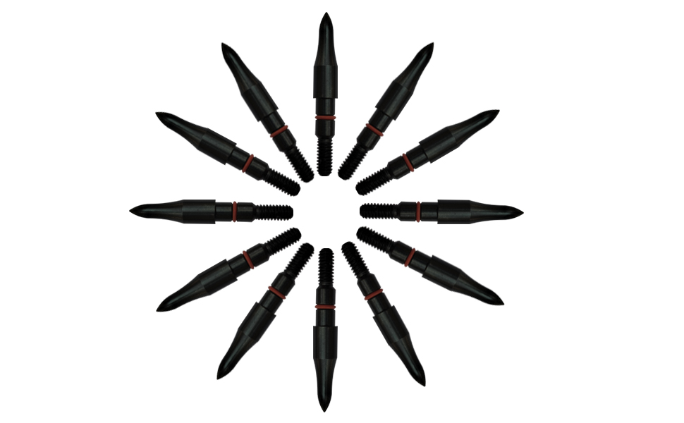 100 grain field tips    17/64 field point 100 grain 17/64 field points   carbon arrow field points