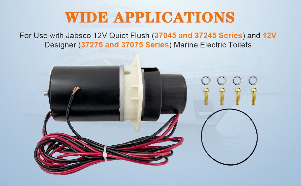 Amazon.com: 37072-0092 Quiet Flush Marine Toilet Pump Kit