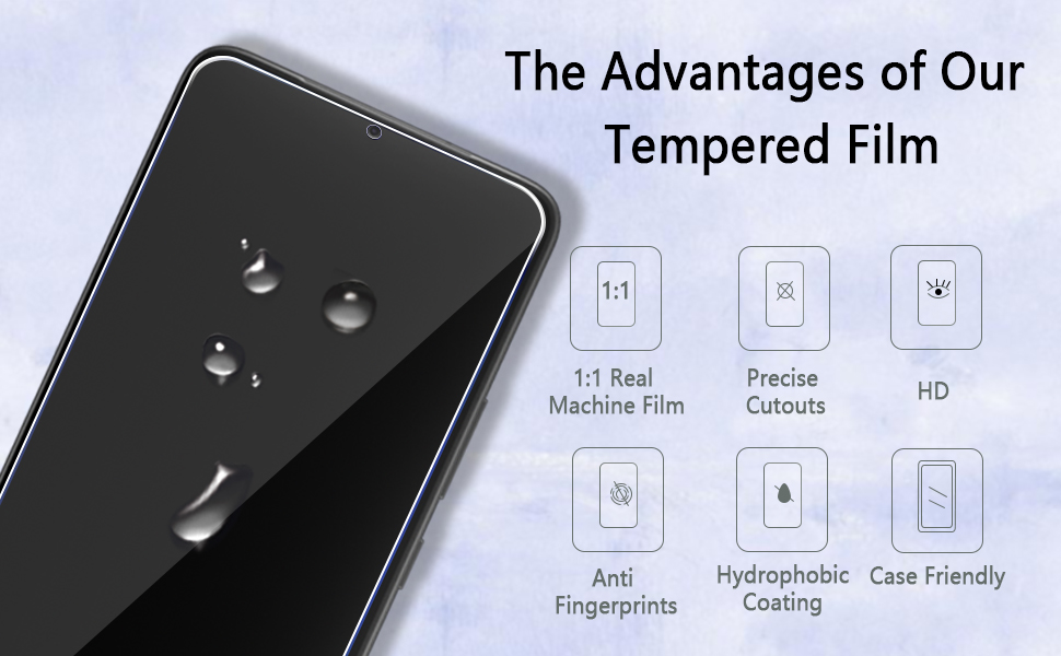 Natbok [3 Pack Screen Protector for Samsung Galaxy S23 Plus 5G/S22 Plus