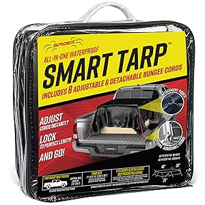 Waterproof Smart Tarp with Bungee Cords