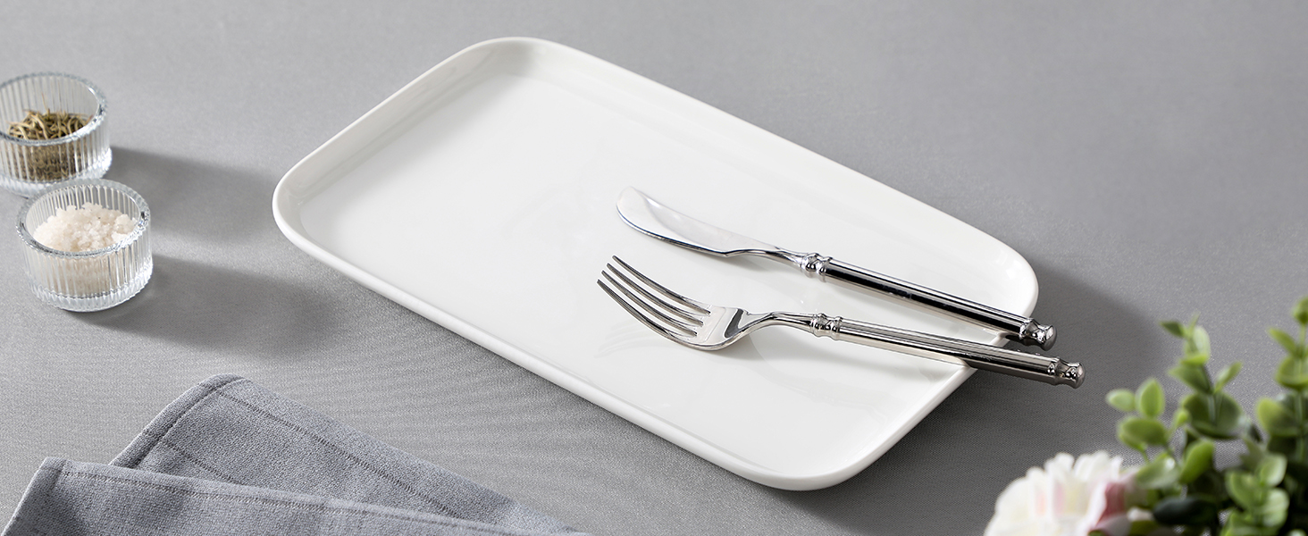 malacasa serving dishes porcelain tray rectangular platter serving dish platter for party food