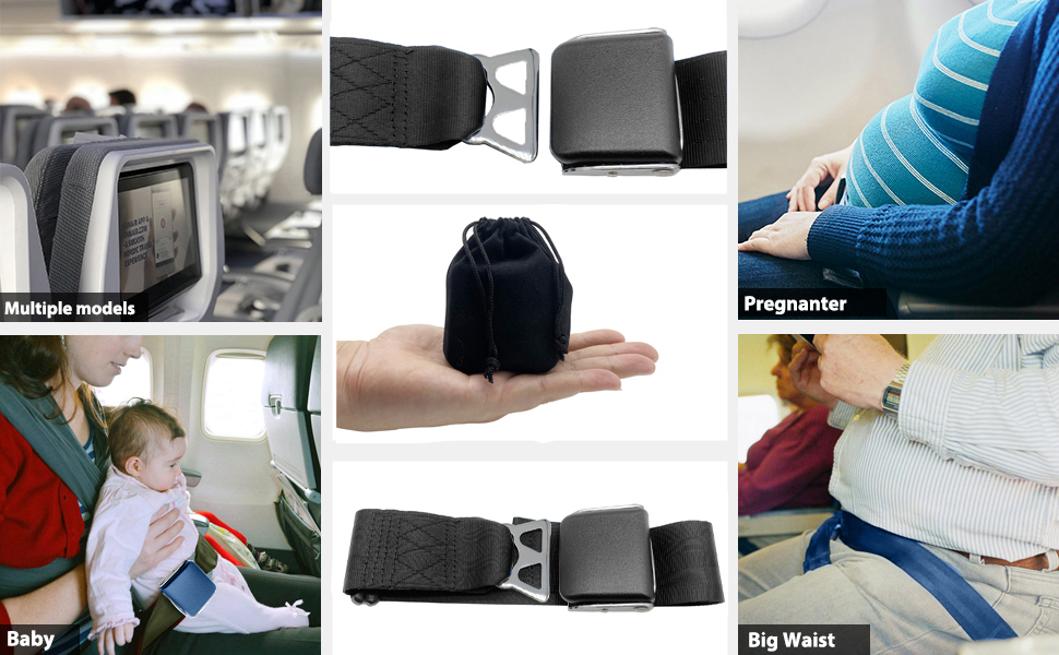 Airplane Seat Belt Extender, Seatbelt Extender Adjustable 7