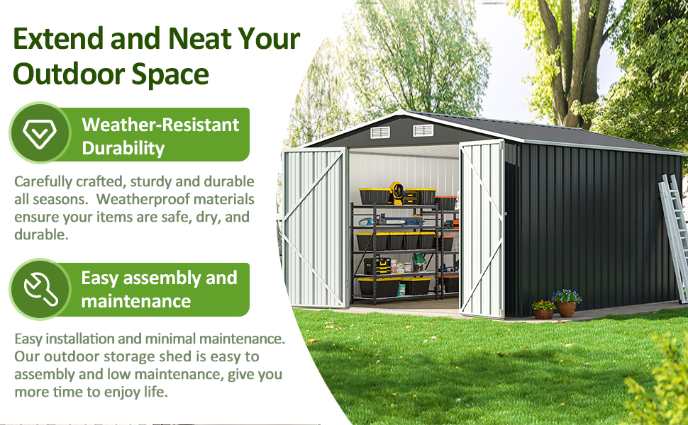 sheds outdoor storage