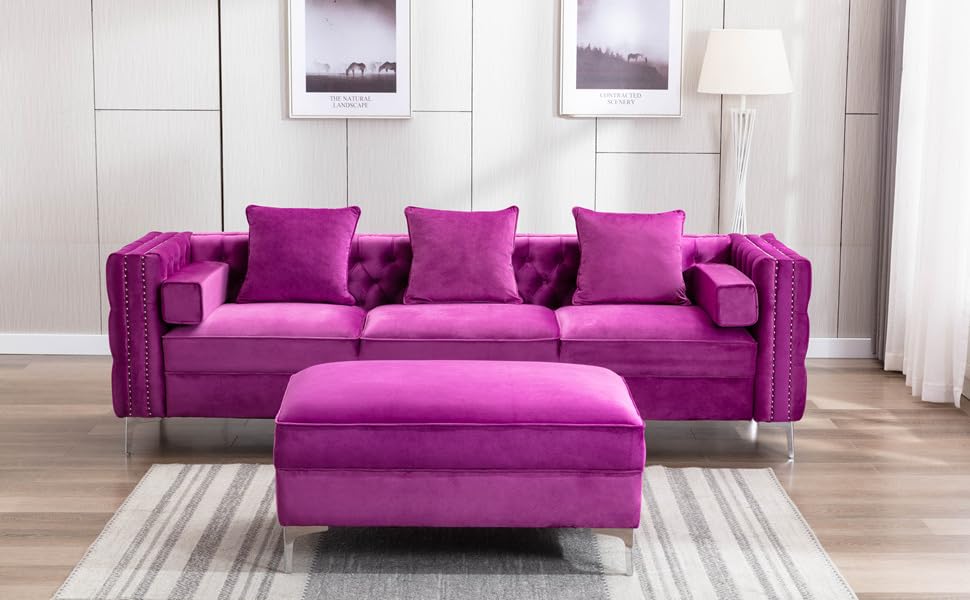 Legend Vansen Velvet Sofa sectional for Living Room with