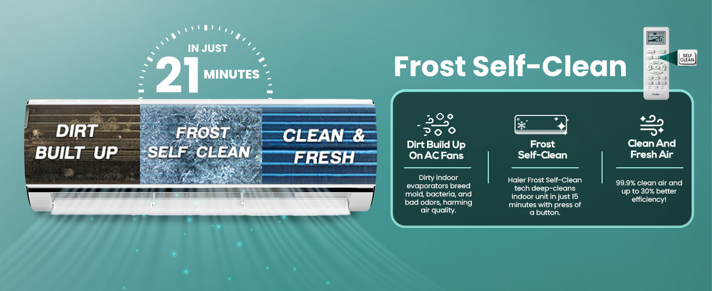 Frost Self Clean technology