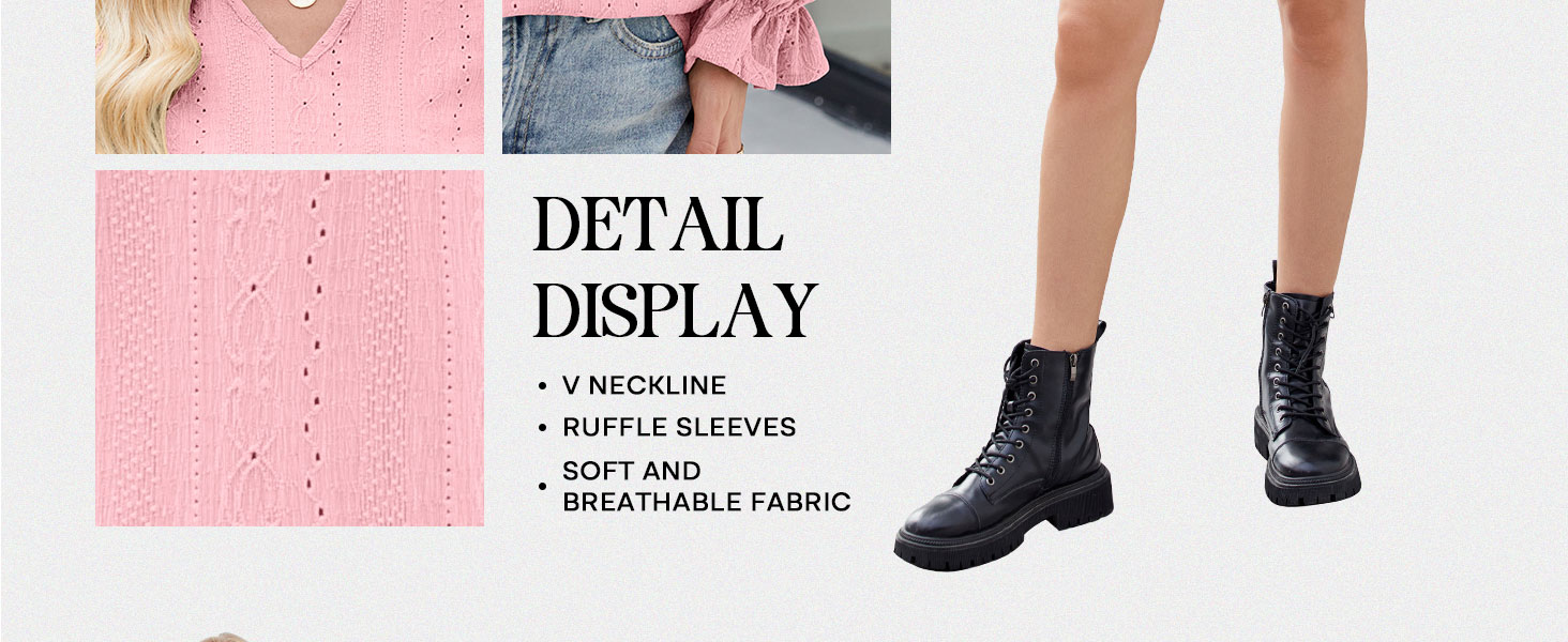 Women's Long Sleeve Lace Tops