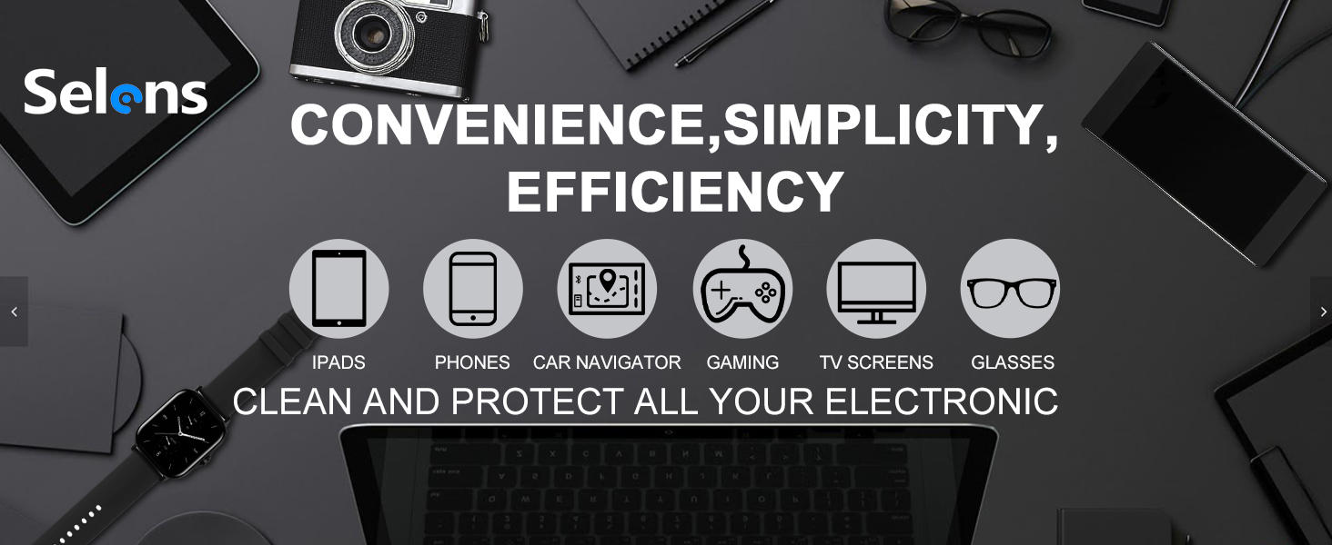 Selens 4Pcs Extra Large Microfiber Cleaning Cloths