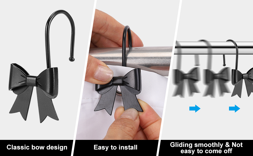 shower curtain hooks