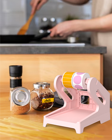 fanfold label holder