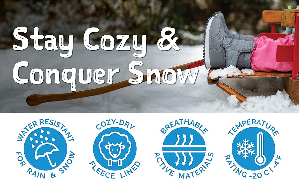 A Sporty Winter Boot Designed for Little Explorers!