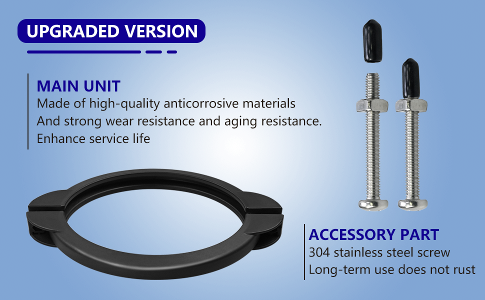 Vsttar 11380 Pool Clamp Replacement Part with Screws, Fit