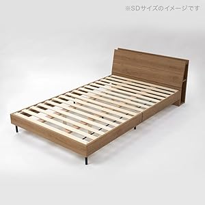 Amazon｜LOWYA ロウヤ ベッド ベッドフレーム ヘッドボード