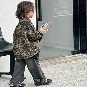 ドルチェ キッズ レオパード 柄 アウター パーカー ジャケット リバーシブル 子供服 ヒョウ柄ボアリバーシブルジャンパー レオパード柄