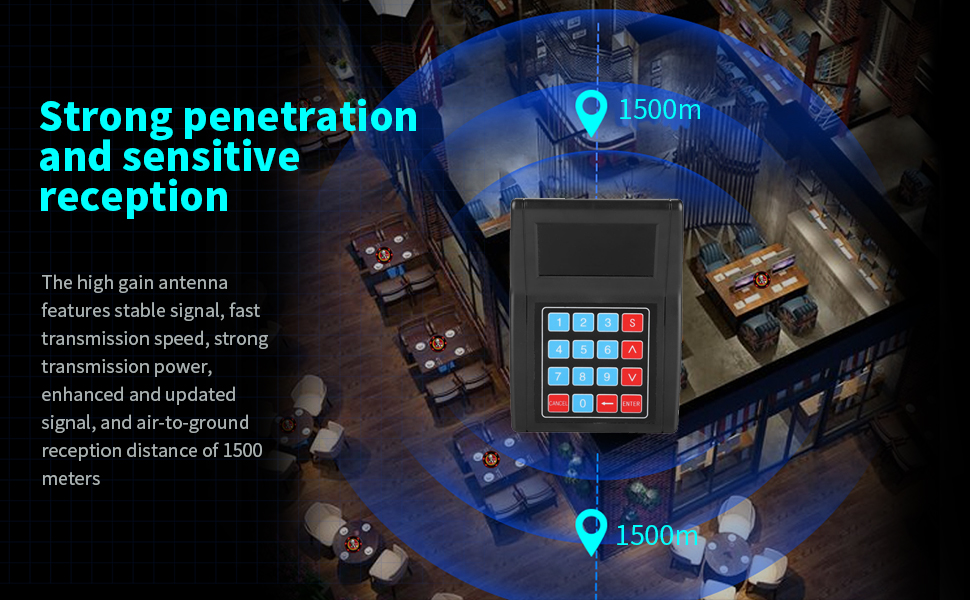 Pager System Restaurant Pager Drahtloses Gästeruf Kundenrufsystem Paging System Wireless Calling