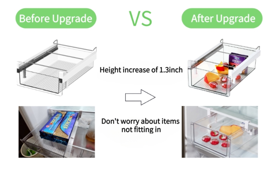 vacane Upgradation Refrigerator Drawers XL,Fridge Drawer