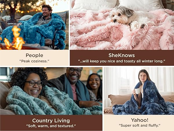 Soft Faux Fur Blanket