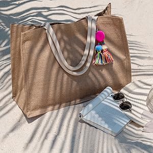 麻布包经典款流苏