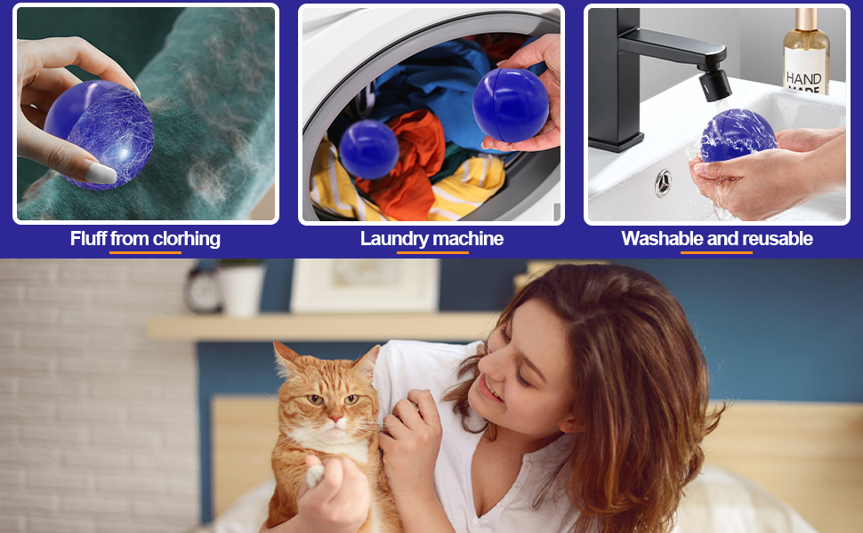 Lint Remover Balls Pet Hair Remover Ball for Laundry