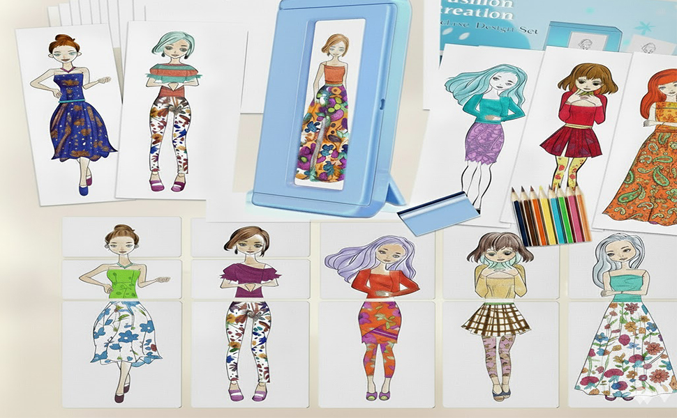 Comprehensive Fashion Drawing Set