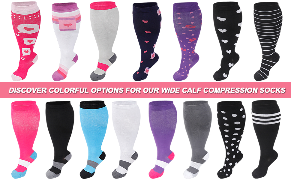 extra wide calf compression socks,wide calf compression socks women