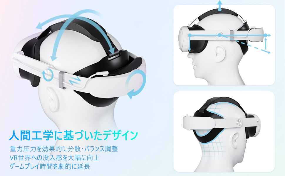 メタクエスト　Quest3s 128GB➕ バッテリーパックストラップ Quest 3/Quest 3S 用バッテリーパック付きヘッドストラップ