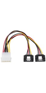 (未使用･未開封品)　AINEX ラッチ付 二股電源変換ケーブル [ 15cm ] D2-1501SBA kmdlckf Amazon.co.jp: AINEX ラッチ付 二股電源変換ケーブル [ 15cm