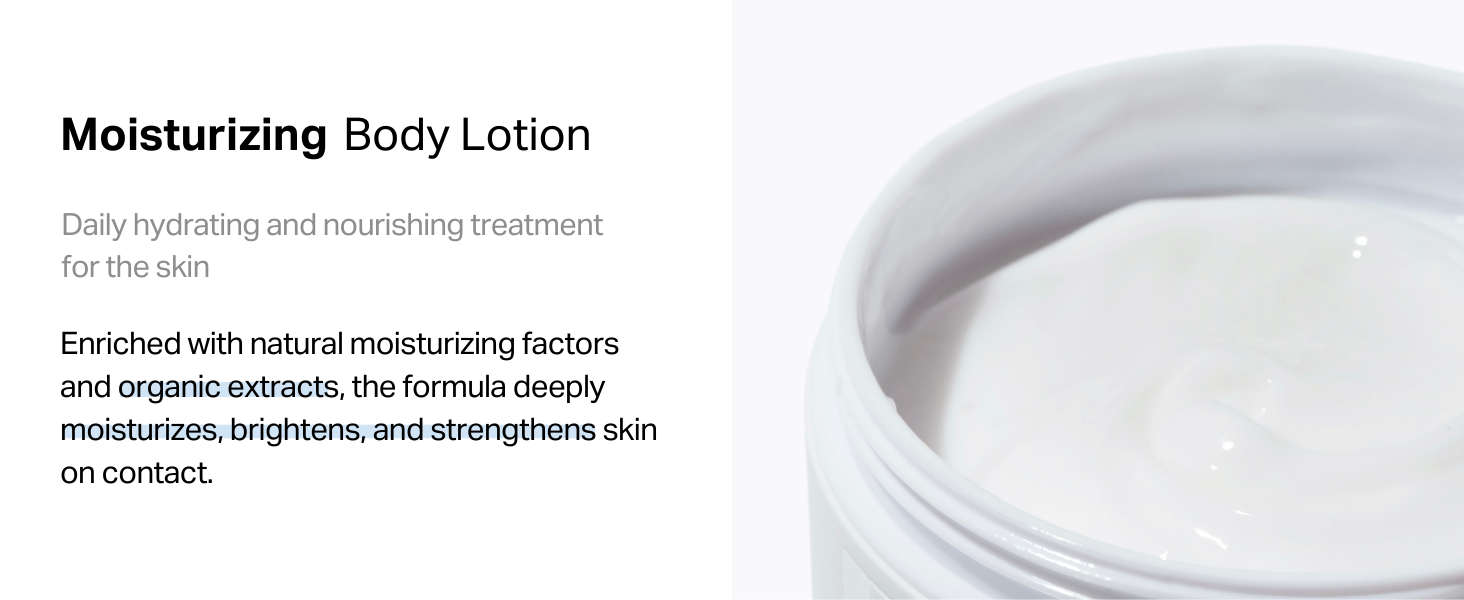 Enriched with natural moisturizing factors and organic extracts to deeply moisturize, brighten