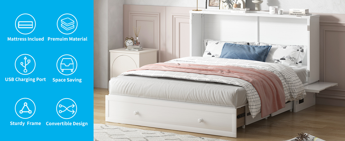 murphy bed queen