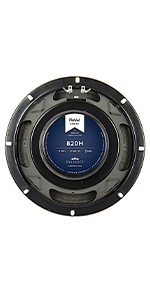 eminence 820H 4Ω 8 Eminence 820H: 8 inch Hemp Cone 4 ohm Guitar Speaker